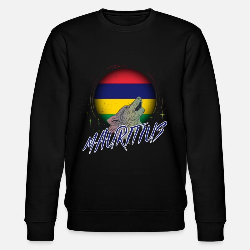 Mauritius - Stanley/Stella Unisex Bio-Sweatshirt CHANGER  - Schwarz
