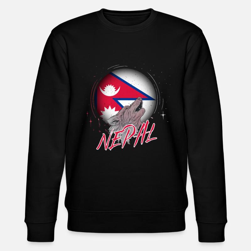 Népal - Sweat bio CHANGER Stanley/Stella Unisexe - noir