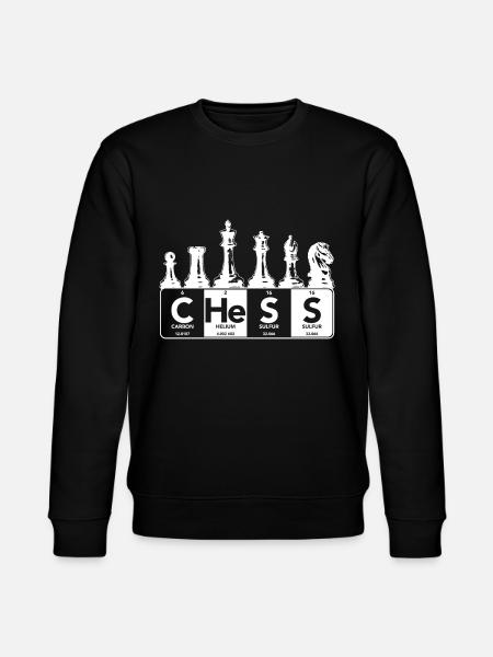 Chess Chess Player Gift - Stanley/Stella CHANGER Unisex Organic Sweatshirt - black