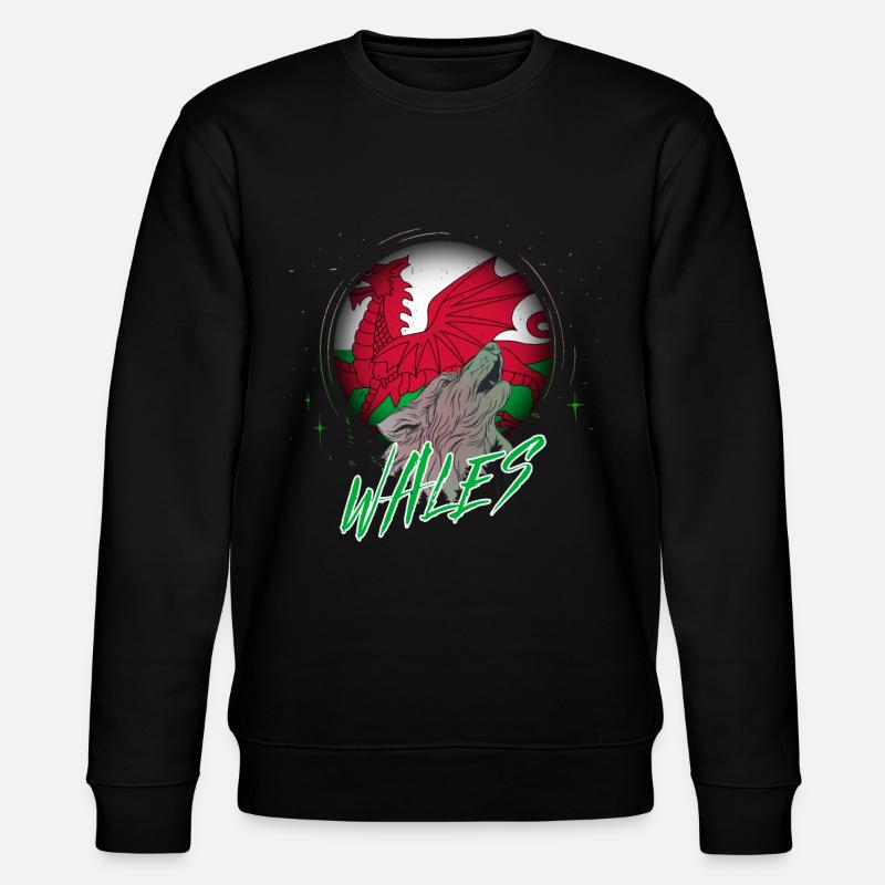 Pays de Galles - Sweat bio CHANGER Stanley/Stella Unisexe - noir