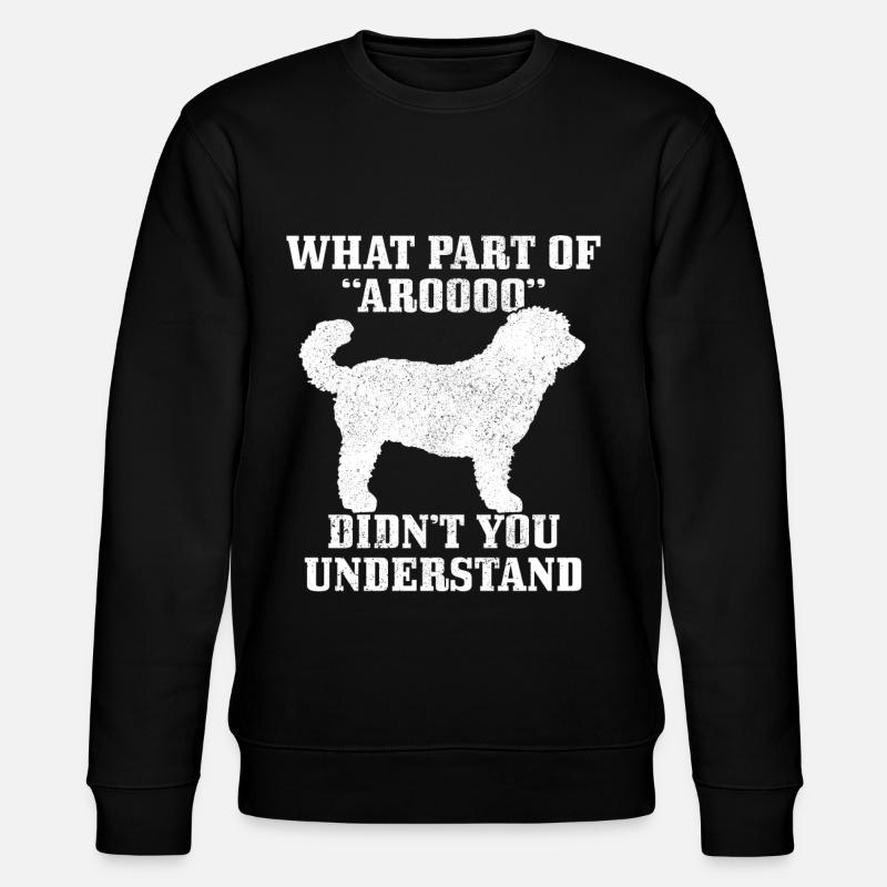 Goldendoodle Hund Lustig Geschenk - Stanley/Stella Unisex Bio-Sweatshirt CHANGER  - Schwarz