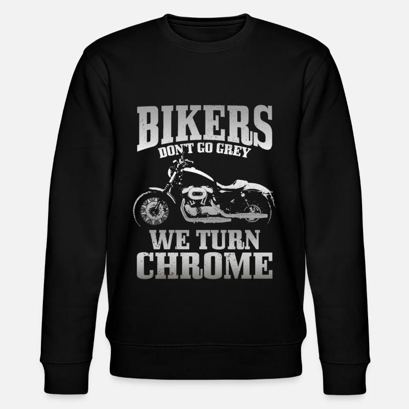 Moto Biker Drôle Cadeau - Sweat bio CHANGER Stanley/Stella Unisexe - noir
