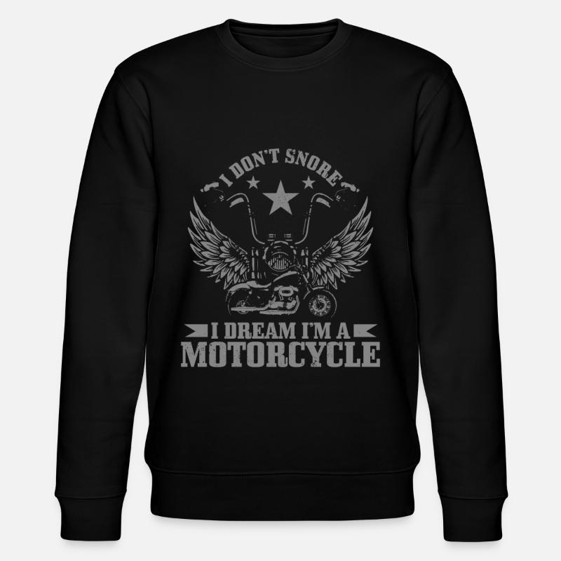 Moto Biker Drôle Cadeau - Sweat bio CHANGER Stanley/Stella Unisexe - noir