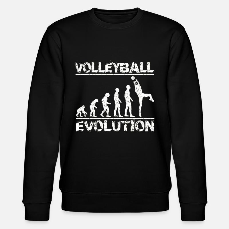 Evolution Volleyball - Stanley/Stella Unisex Bio-Sweatshirt CHANGER  - Schwarz