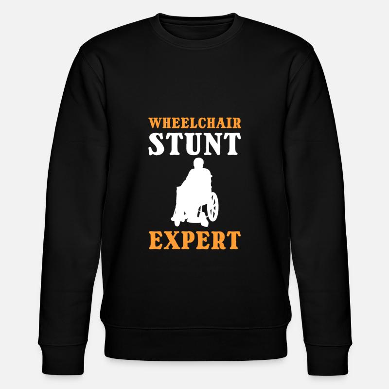 Amputierter Amputation Regierung fehlendes-Bein - Stanley/Stella Unisex Bio-Sweatshirt CHANGER  - Schwarz