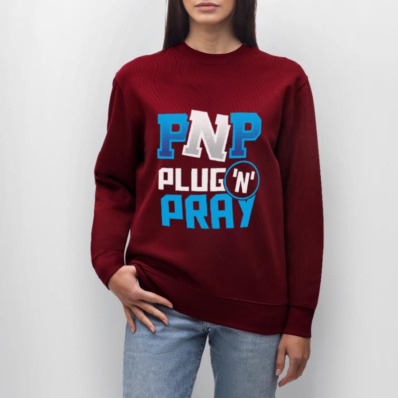 PnP = Plug'n'Pray Programming Programmer Coding Stanley/Stella Unisex Bio-Sweatshirt CHANGER 