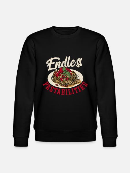 Endless Pastabilities Spaghetti Pasta Noodles - Stanley/Stella CHANGER Unisex Organic Sweatshirt - black
