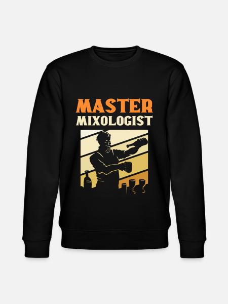 Master Mixologist Bartender Barkeeper - Stanley/Stella CHANGER Unisex Organic Sweatshirt - black