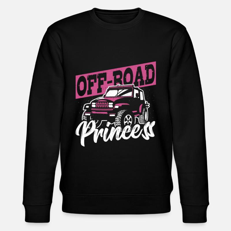 Off-Road Princess Offroading Off-Roading - Stanley/Stella CHANGER Unisex Organic Sweatshirt - black