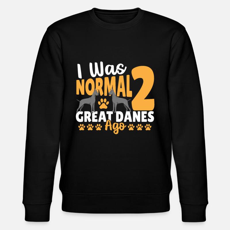 Amoureux des grands danois - Sweat bio CHANGER Stanley/Stella Unisexe - noir