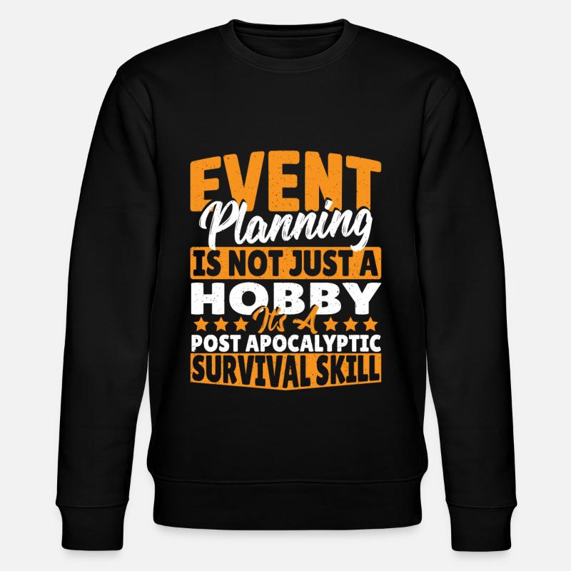Veranstaltungsplanung Eventplanung Eventplaner - Stanley/Stella Unisex Bio-Sweatshirt CHANGER - Schwarz