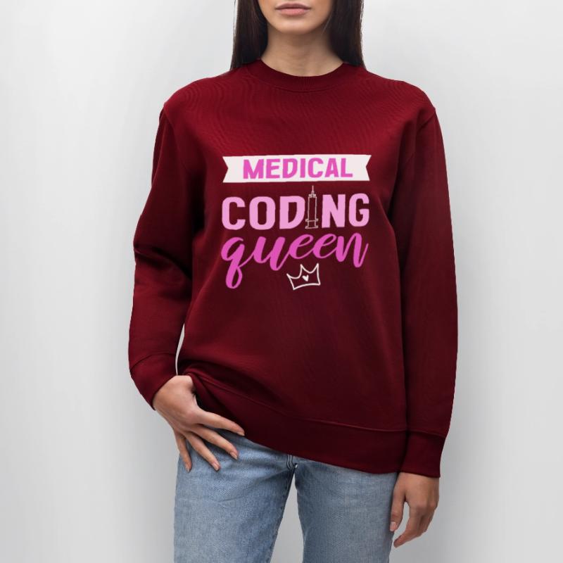 Medical Coding Queen Clinical Coder Medical Coder Stanley/Stella Unisex Bio-Sweatshirt CHANGER 