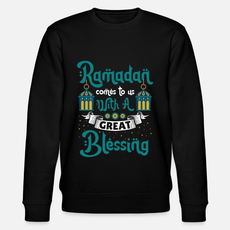 Ramadan Ramadan Moubarak Musulman Islamique - Sweat bio CHANGER Stanley/Stella Unisexe - noir