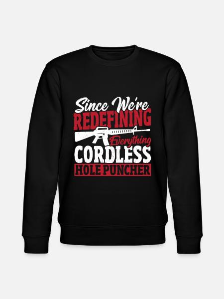 Kabelloser Locher 2nd Amendment - Stanley/Stella Unisex Bio-Sweatshirt CHANGER  - Schwarz