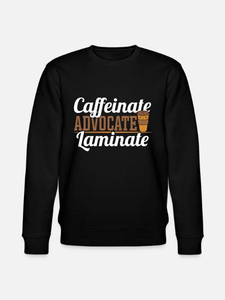 Caffeinate Advocate Laminate Special Education - Stanley/Stella CHANGER Unisex Organic Sweatshirt - black