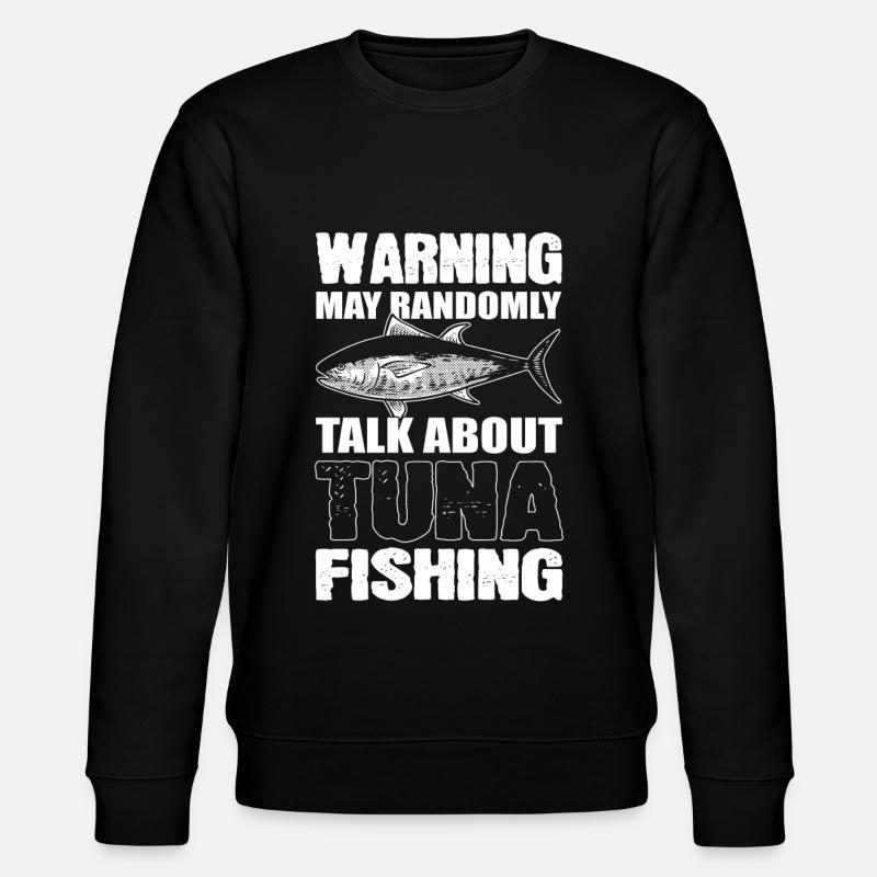 Thunfisch Warnung kann zufällig über - Stanley/Stella Unisex Bio-Sweatshirt CHANGER  - Schwarz