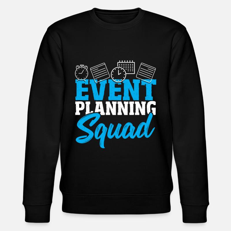 Event-Planung Squad Event-Planung Event-Planer - Stanley/Stella Unisex Bio-Sweatshirt CHANGER  - Schwarz