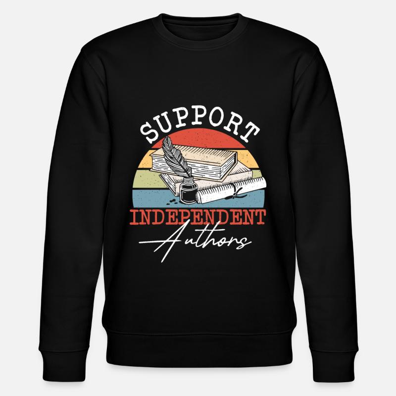 Bibliophile Author Blogger Journalistic Writing - Stanley/Stella CHANGER Unisex Organic Sweatshirt - black