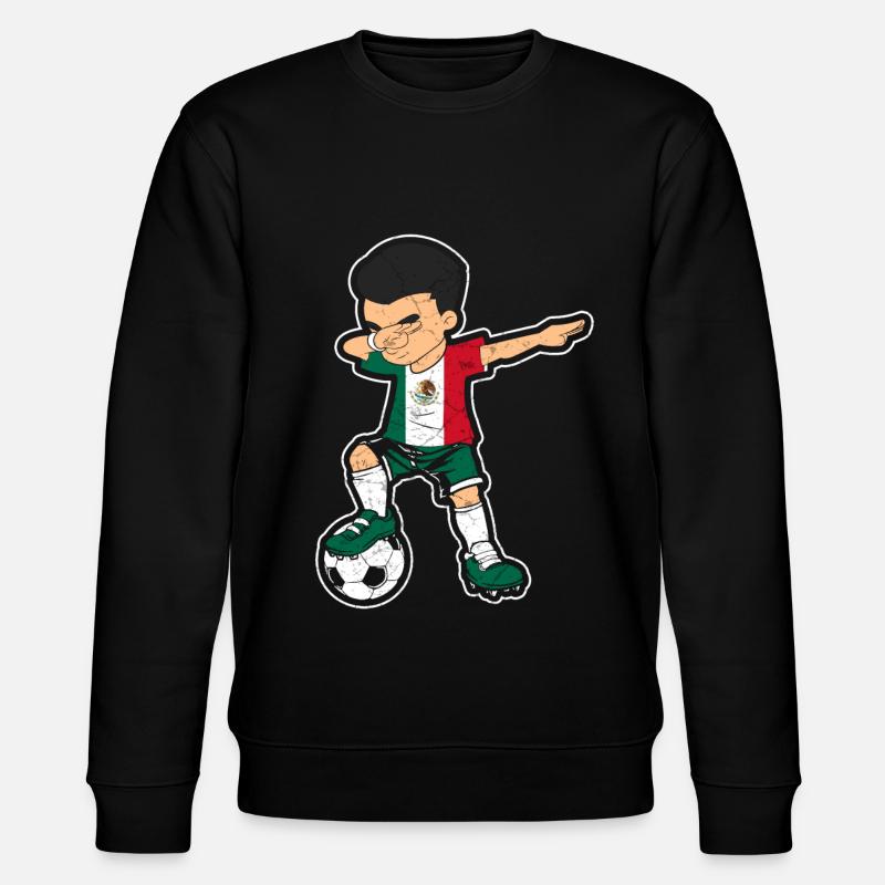 Fußball Mexico - Stanley/Stella Unisex Bio-Sweatshirt CHANGER  - Schwarz