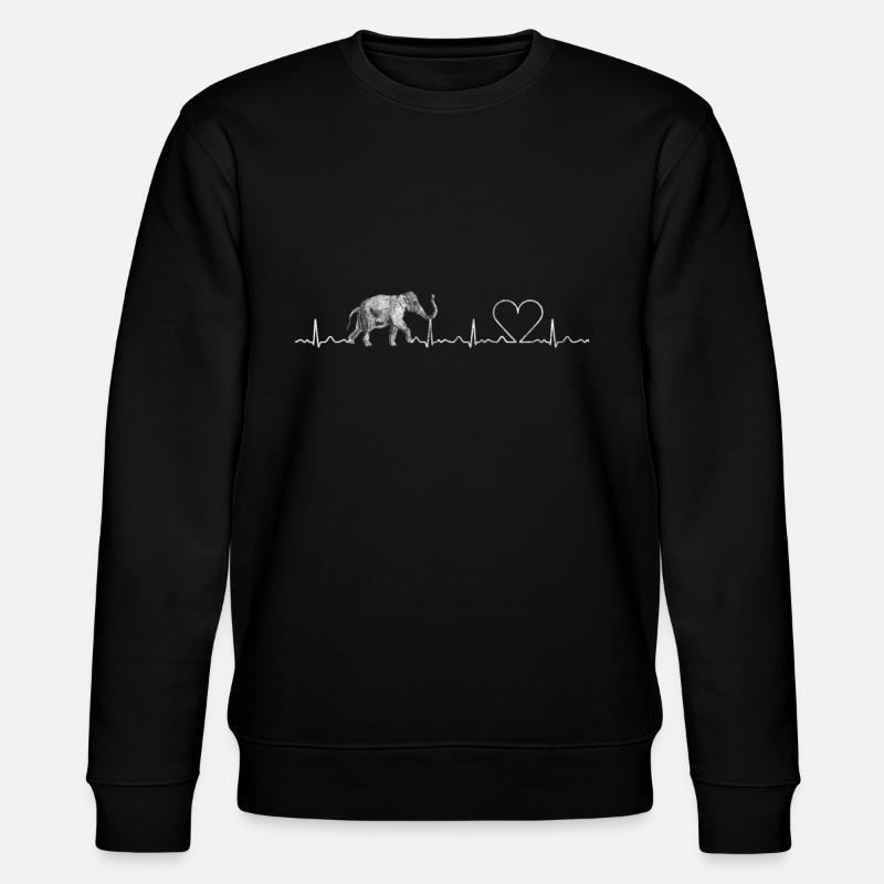 Pouls Eléphant - Sweat bio CHANGER Stanley/Stella Unisexe - noir