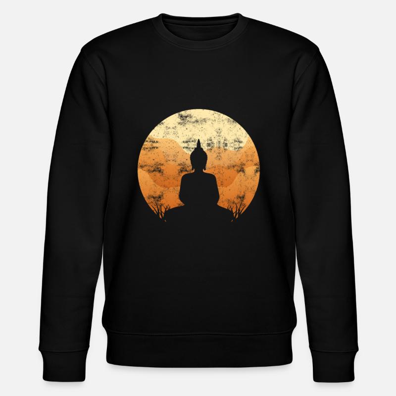 Bouddha Bouddhisme Méditation Zen - Sweat bio CHANGER Stanley/Stella Unisexe - noir