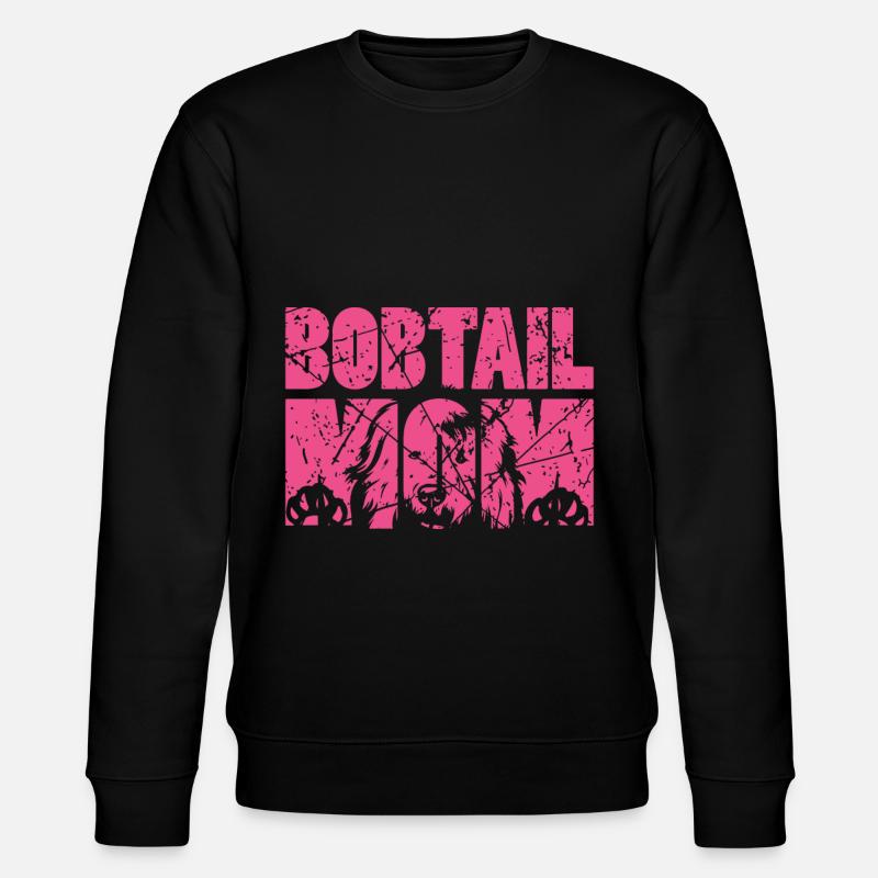Bobtail Hund Hundemutter - Stanley/Stella Unisex Bio-Sweatshirt CHANGER  - Schwarz