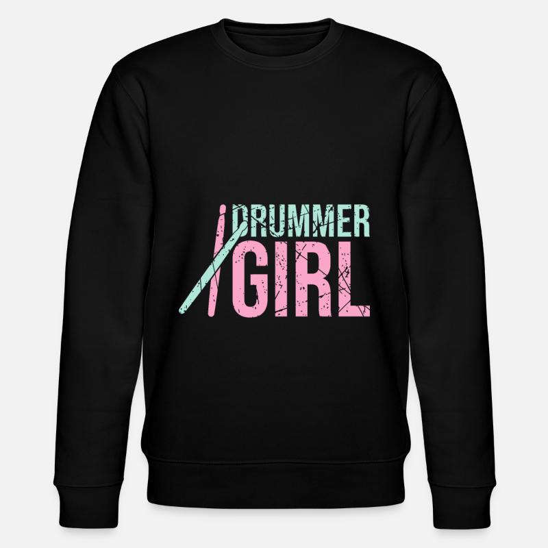 Batterie de fille batteur - Sweat bio CHANGER Stanley/Stella Unisexe - noir