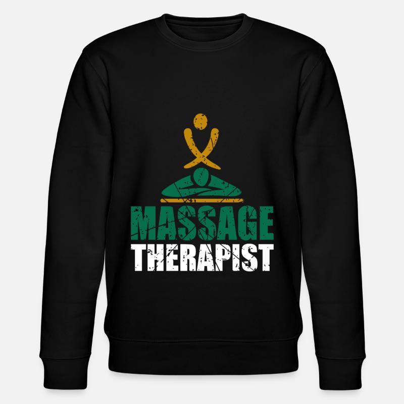 Massagetherapeut Massagetherapie Arbeit - Stanley/Stella Unisex Bio-Sweatshirt CHANGER  - Schwarz