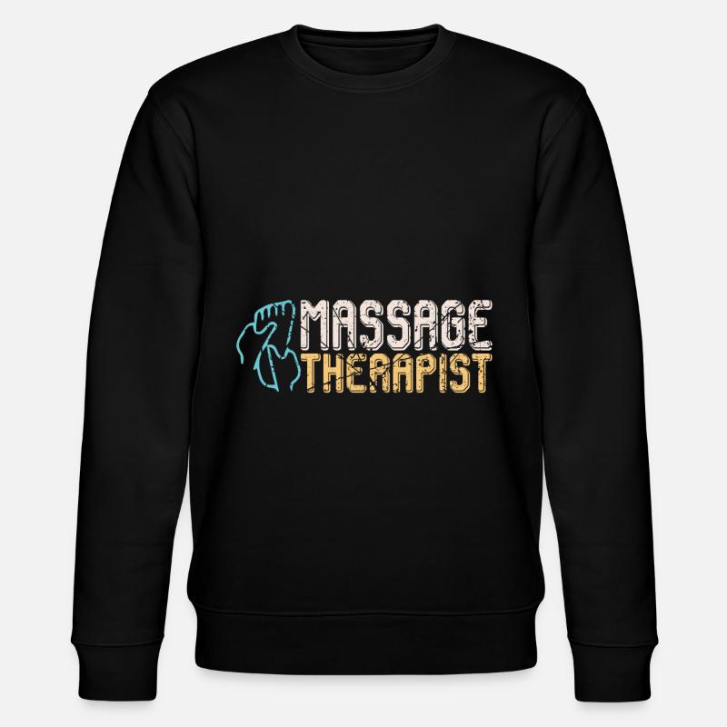 Massagetherapeut Füsse - Stanley/Stella Unisex Bio-Sweatshirt CHANGER  - Schwarz