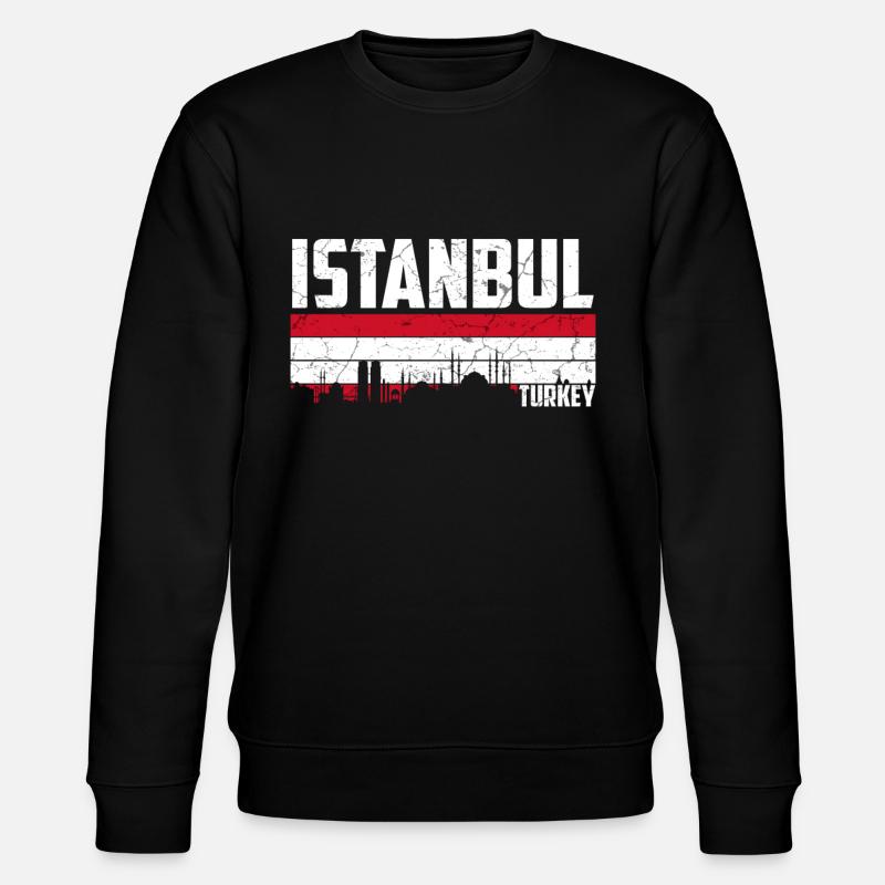 Istanbul - Stanley/Stella Unisex Bio-Sweatshirt CHANGER  - Schwarz