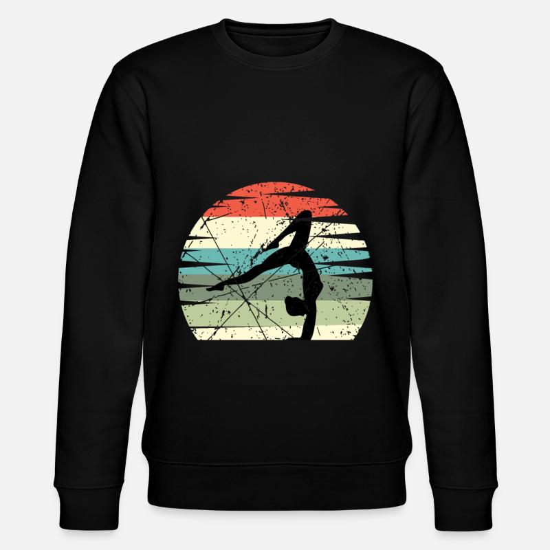 Gymnastik Mädchen - Stanley/Stella Unisex Bio-Sweatshirt CHANGER  - Schwarz