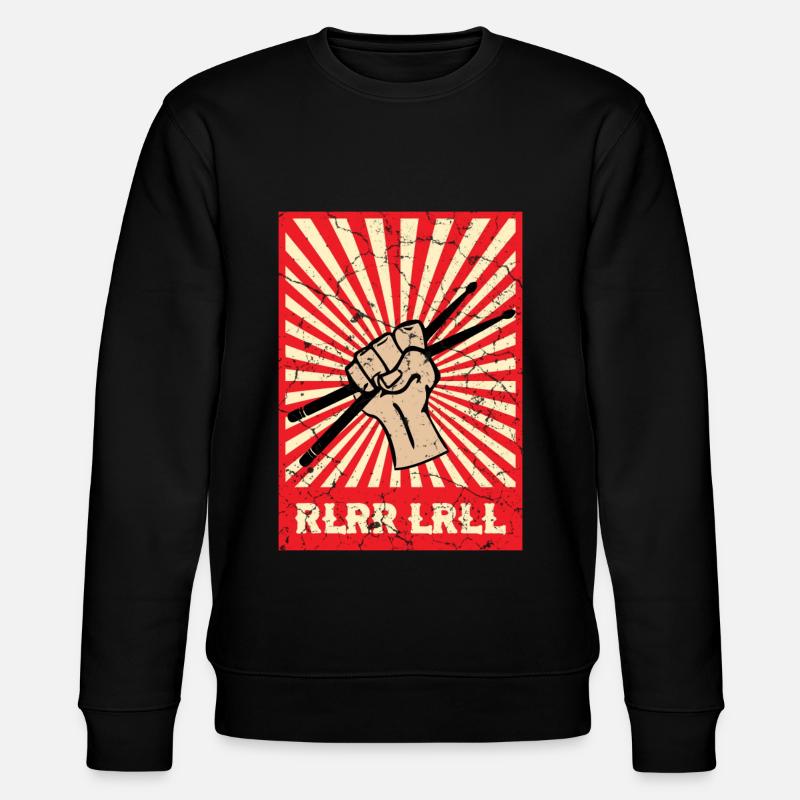 Batteur Drum Sticks - Sweat bio CHANGER Stanley/Stella Unisexe - noir