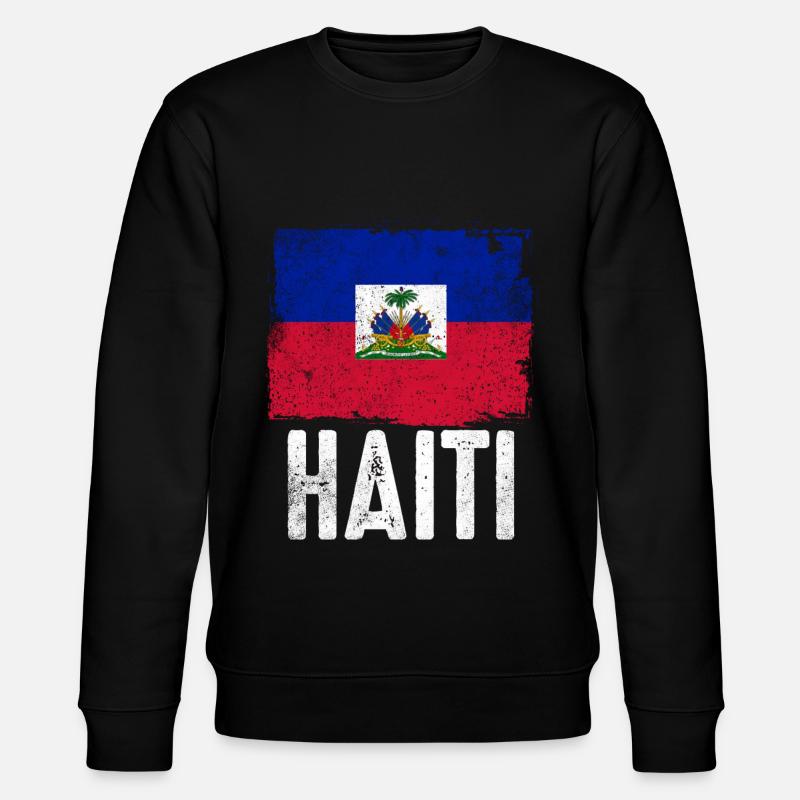 Haïti vacances drapeau Haïti - Sweat bio CHANGER Stanley/Stella Unisexe - noir