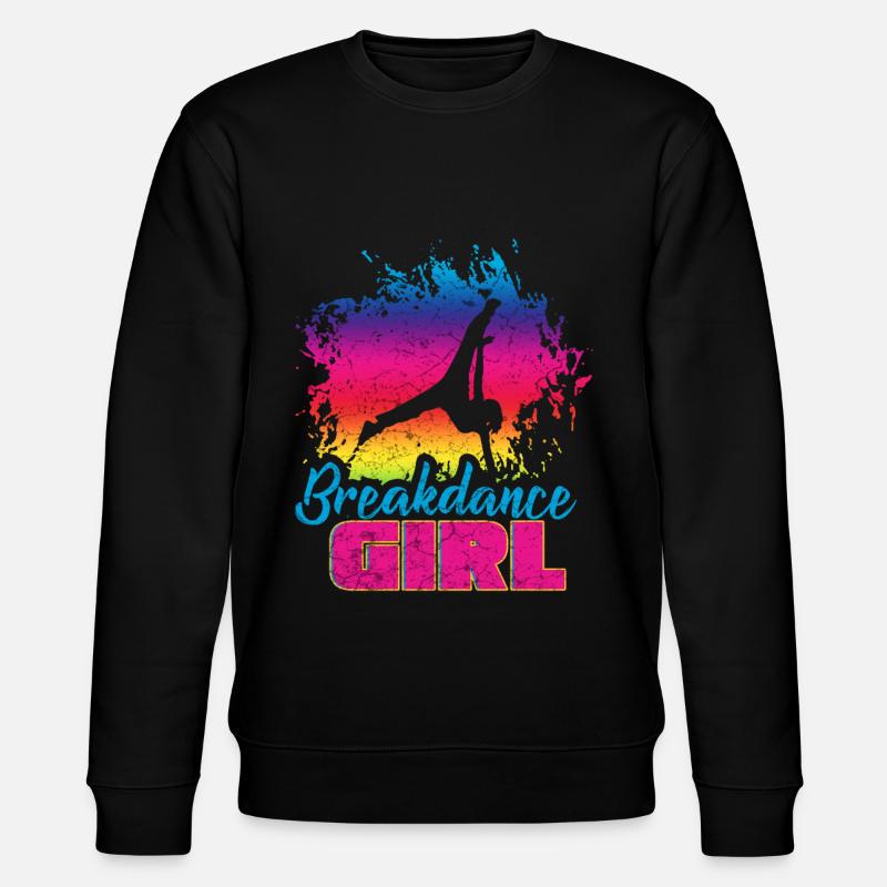 Breakdance Mädchen Tänzerin - Stanley/Stella Unisex Bio-Sweatshirt CHANGER  - Schwarz