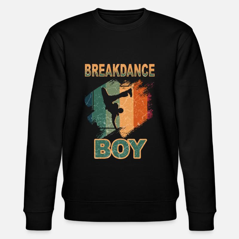 Breakdance Junge Tänzer Breakdancing - Stanley/Stella Unisex Bio-Sweatshirt CHANGER  - Schwarz