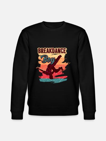 Breakdance Boy Breakdancing Kids - Stanley/Stella CHANGER Unisex Organic Sweatshirt - black