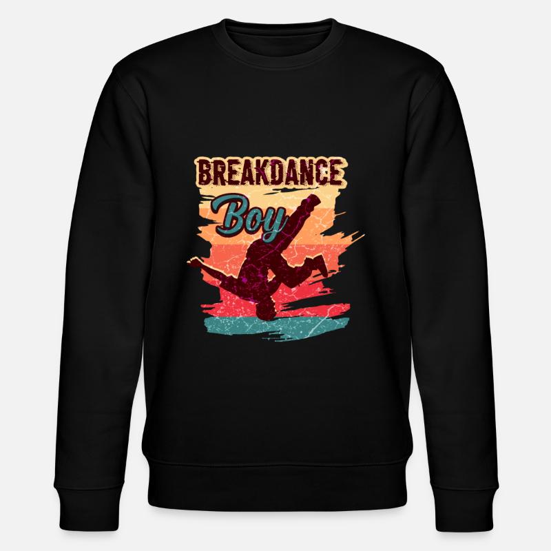 Breakdance Junge Breakdancing Kinder - Stanley/Stella Unisex Bio-Sweatshirt CHANGER  - Schwarz