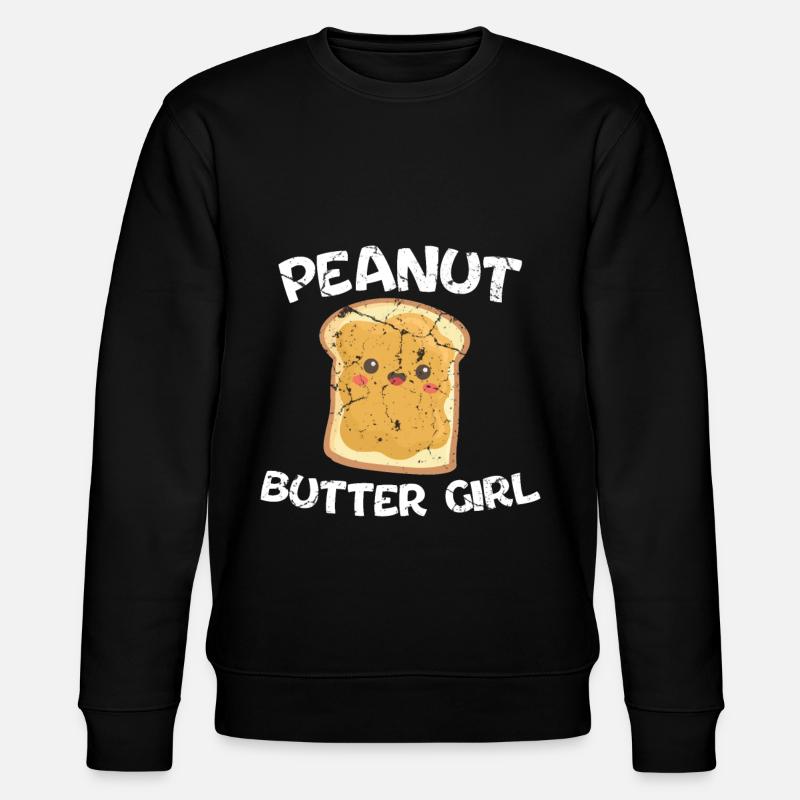 Breakfast lovers peanut butter - Stanley/Stella CHANGER Unisex Organic Sweatshirt - black