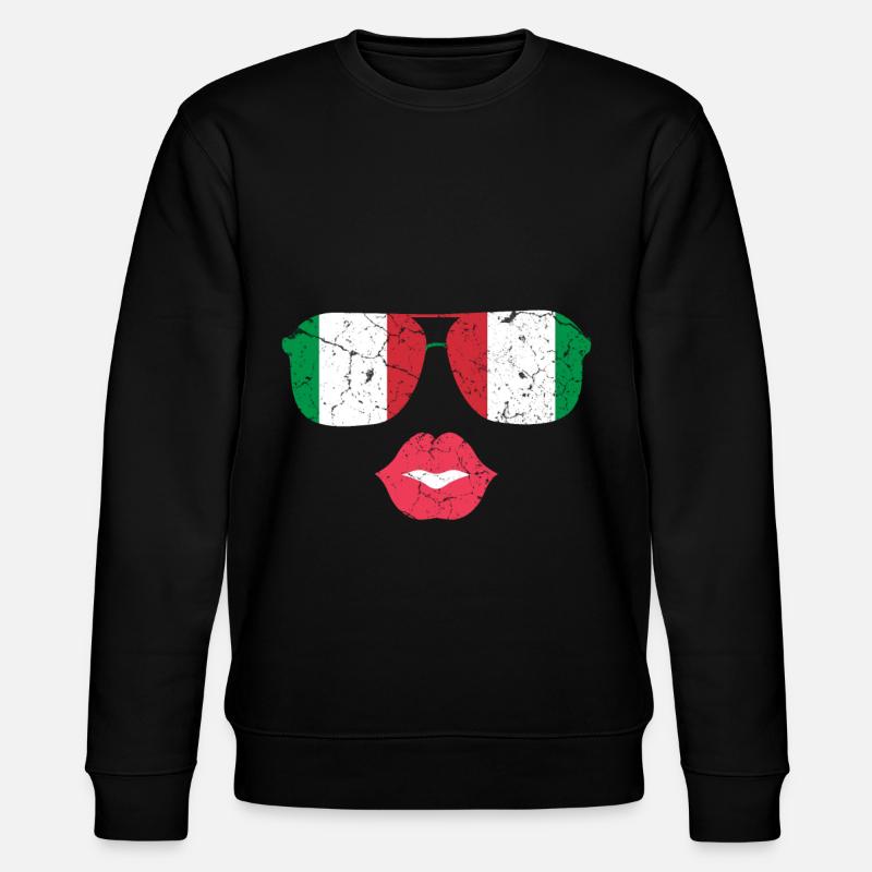 Italien Liebe - Stanley/Stella Unisex Bio-Sweatshirt CHANGER  - Schwarz