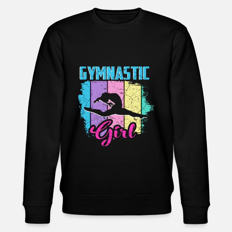 Gymnastik Mädchen - Stanley/Stella Unisex Bio-Sweatshirt CHANGER  - Schwarz