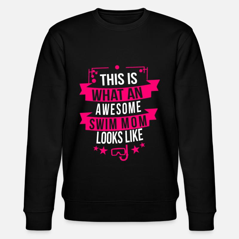 Mère Nageuse Nageuse - Sweat bio CHANGER Stanley/Stella Unisexe - noir