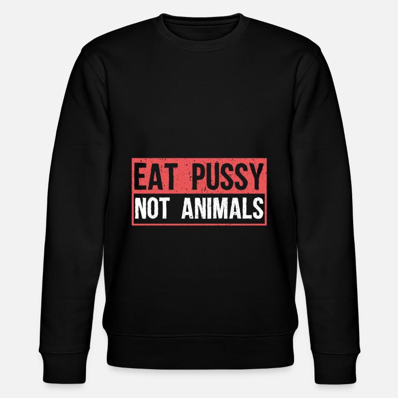 Küsst Pussy - Stanley/Stella Unisex Bio-Sweatshirt CHANGER  - Schwarz