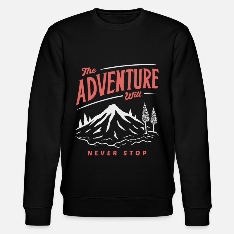Van Life Adventure Camper - Stanley/Stella CHANGER Unisex Organic Sweatshirt - black