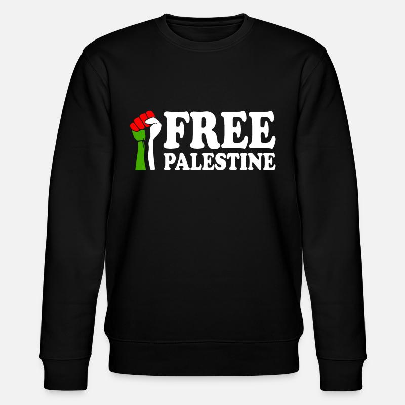 Free palestine - Sweat bio CHANGER Stanley/Stella Unisexe - noir