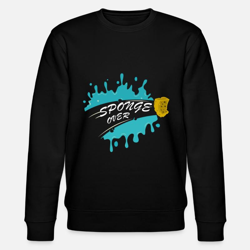 SPONGE OVER DENGLISCH - Stanley/Stella CHANGER Unisex Organic Sweatshirt - black