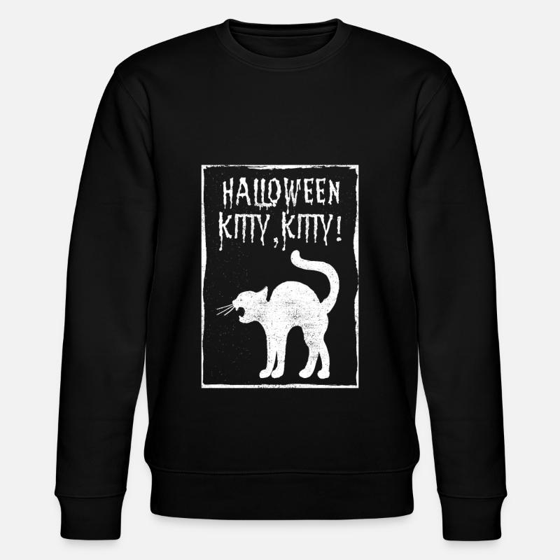 Chaton de chat d'Halloween - Sweat bio CHANGER Stanley/Stella Unisexe - noir