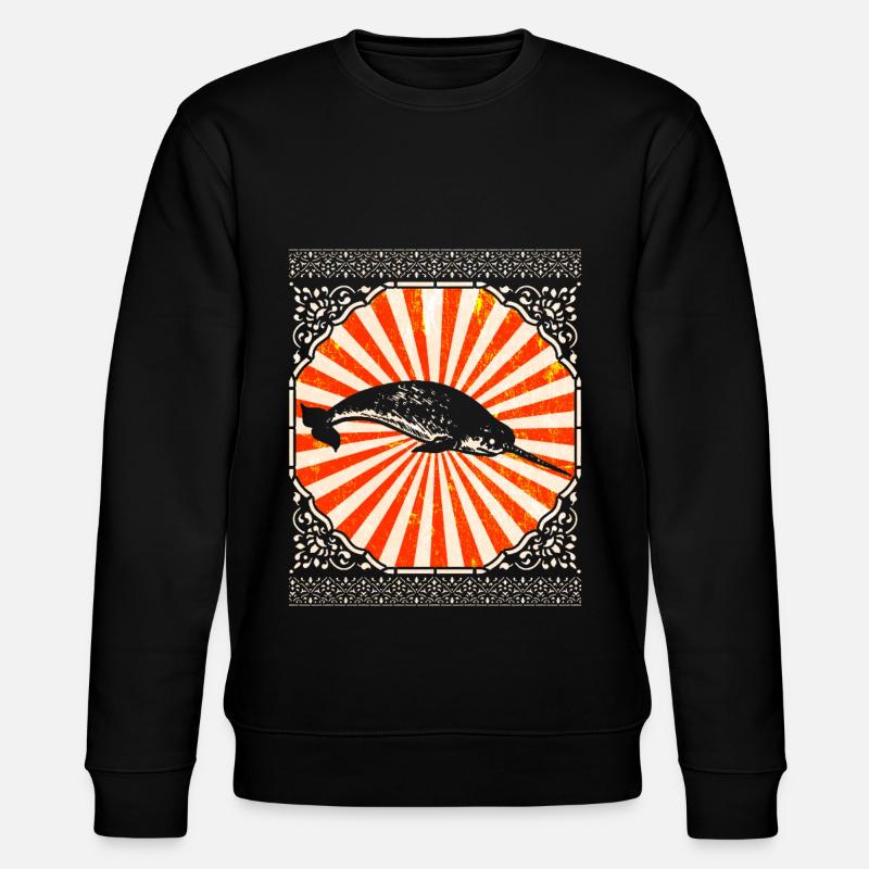 baleine - Sweat bio CHANGER Stanley/Stella Unisexe - noir