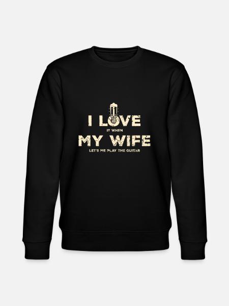 guitar - Stanley/Stella CHANGER Unisex Organic Sweatshirt - black