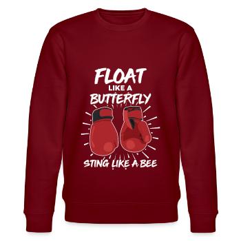 Dearadh Bronntanais Spórt Dornálaíochta - Stanley/Stella CHANGER Unisex Organic Sweatshirt - burgundy - Front - Nik (191cm) & Marisol (170cm)