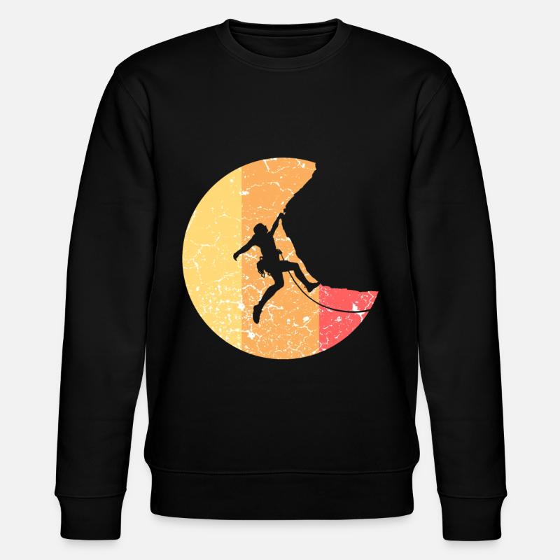 Climbing mountaineering peaks - Stanley/Stella CHANGER Unisex Organic Sweatshirt - black